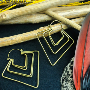 Boucles Triangle Tribal